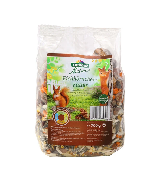 Dehner Natura Eichhörnchenfutter, 700 G 1 Dehner Natura Eichhörnchenfutter, 700 G