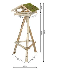 Dehner Natura Futterhaus Moosdach, Ca. B60/H130/T60 Cm 6 Dehner Natura Futterhaus Moosdach, Ca. B60/H130/T60 Cm -Heimtier Verkauf 2383958 WE BG 001 DehnerNaturaVogelfutterhausMoosdach