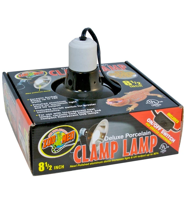 Zoo Med Deluxe Porcelain Clamp Lamp 1 Zoo Med Deluxe Porcelain Clamp Lamp