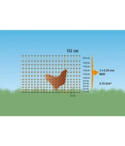 KERBL Geflügelnetz PoultryNet, Elektrifizierbar, Doppelspitze 12 KERBL Geflügelnetz PoultryNet, Elektrifizierbar, Doppelspitze -Heimtier Verkauf 3085065 3085057 6743611 WE DE 002 KerblHobbyfarmingPoultryNetGefluegelnetz