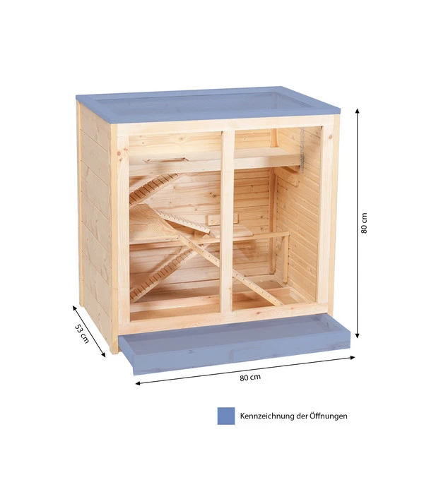 Silvio Design Nagerheim Arni, Ca. B80/H80/T53 Cm 3 Silvio Design Nagerheim Arni, Ca. B80/H80/T53 Cm – Bild 3