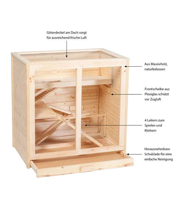 Silvio Design Nagerheim Arni, Ca. B80/H80/T53 Cm 2 Silvio Design Nagerheim Arni, Ca. B80/H80/T53 Cm – Bild 2