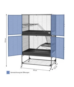 SAVIC Nagerheim Suite Royal 95 Double, Ca. B95/H159/T63 Cm -Heimtier Verkauf 3479474 WE BG 001 SuiteRoyalDoubleMarine