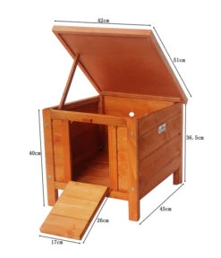 Dehner Kaninchen Schlafhaus, Ca. B42/H43/T51 Cm -Heimtier Verkauf 3694726 WE DE 001 Massgrafik MQKaninchenschlafhaus