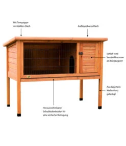 Trixie Nagerheim "Natura VI" -Heimtier Verkauf 3866852 WE IG 003 TrixieKleintierstallNagerheimoHasenMG