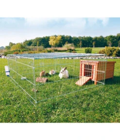 Trixie Freilaufgehege Mit Abdeckung, Ca. B216/H65/T116 Cm