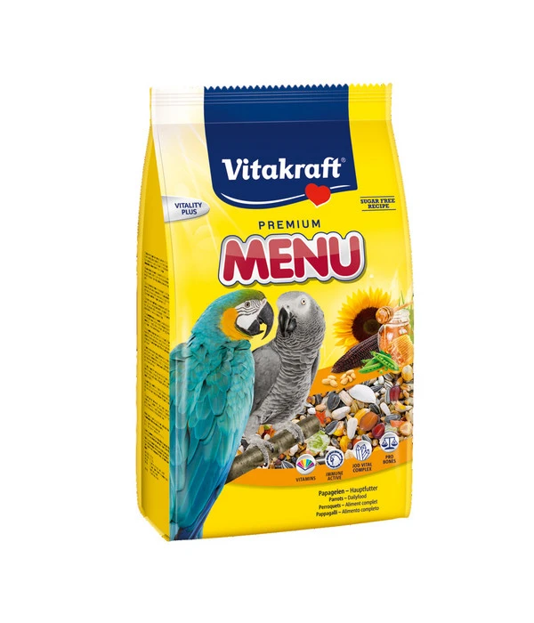 Vitakraft® Vogelfutter Premium Menü, Honig Für Papageien 1 Vitakraft® Vogelfutter Premium Menü, Honig Für Papageien