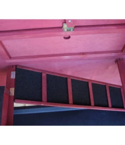 Dehner Kaninchenstall Landhaus, Mit Wärmedämmung, Ca. B114/H116/T57 Cm -Heimtier Verkauf 4045258 WE DE 007 DehnerLandhausrotmitwaeremedaemmung