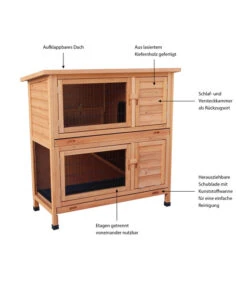 Dehner Kaninchenstall Original, Ca. B114/H116/T57 Cm 10 Dehner Kaninchenstall Original, Ca. B114/H116/T57 Cm -Heimtier Verkauf 4050621 WE IG 003 DehnerKaninchenstallOriginalMG