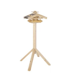 Dehner Natura Futterhaus Wendelstein, Natur, Inkl. Ständer, Ca. B76/H142/T55 Cm