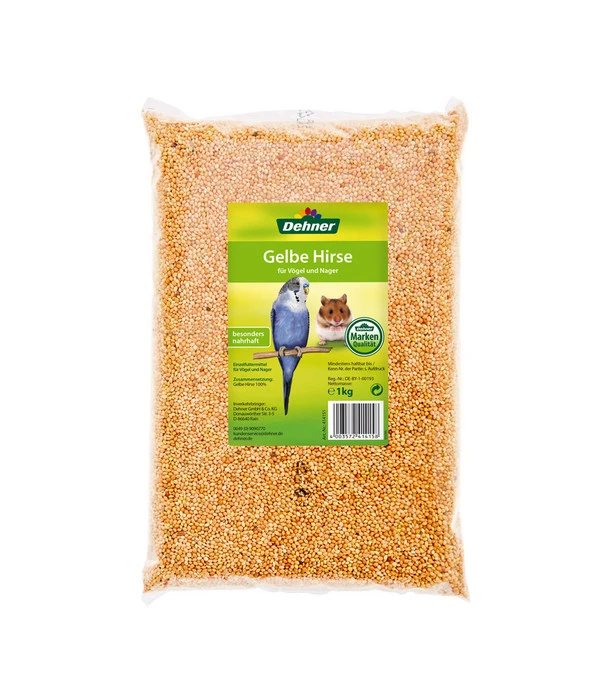 Dehner Gelbe Hirse, 1 Kg 1 Dehner Gelbe Hirse, 1 Kg