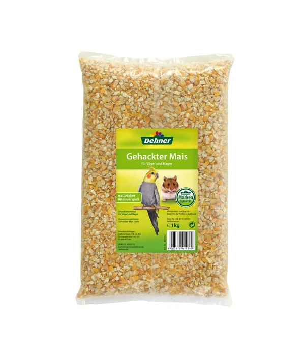 Dehner Gehackter Mais, 1 Kg 1 Dehner Gehackter Mais, 1 Kg