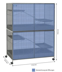 SAVIC Nagerheim Suite Royal XL, Ca. B115,5/H155,5/T67,5 Cm -Heimtier Verkauf 4190542 WE BG 001 SavicSuiteRoyalXL1
