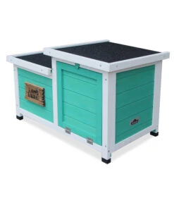 Dehner Nagerschlafhaus Happy Home Teatro, Türkis -Heimtier Verkauf 4261608 WE FS 002 DehnerHappyHomeNagerschlafhausTeatro