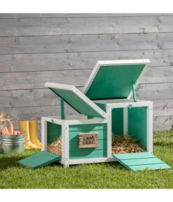 Dehner Nagerschlafhaus Happy Home Teatro, Türkis -Heimtier Verkauf 4261608 WE M 003 DehnerNagerschlafhausTeatro