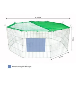 Dehner Freilaufgehege Magnus, Ca. B57/H56 Cm -Heimtier Verkauf 4422994 WE BG 001 DehnerMarkenqualitaetFreilaufgehegeMagnusneu