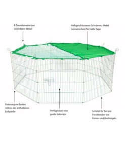 Dehner Freilaufgehege Magnus, Ca. B57/H56 Cm -Heimtier Verkauf 4422994 WE IG 003 DehnerMarkenqualitaetFreilaufgehegeMagnusneu
