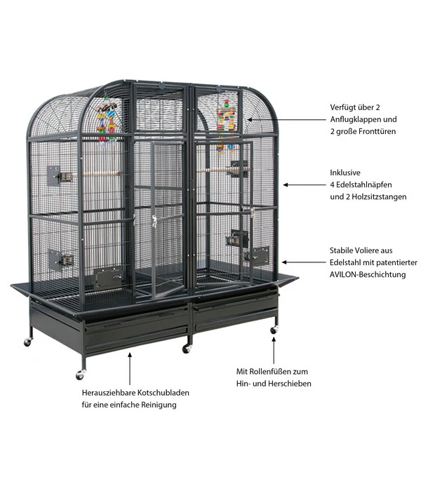 Montana Vogelvoliere Palace II, Antik 3 Montana Vogelvoliere Palace II, Antik – Bild 3