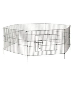 Trixie Jungtiergehege Mit Netz, Ca. B116/H58/T38 Cm -Heimtier Verkauf 5096185 BildD 002 TrixieJungtiergehegeMitNetzFreilaufNetz6Elemente