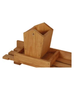 Siena Garden Vogelhaus Balkonfuttersilo, Braun/grün, Ca. B40/H20/T15 Cm -Heimtier Verkauf 6601447 WE DE 002 GautzschWVFutterstelle