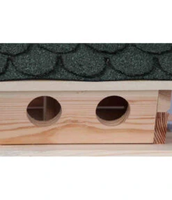 Siena Garden Vogelhaus Ybbs, Braun/grün, Ca. B36/H28/T28 Cm -Heimtier Verkauf 6601462 WE DE 002 GautzschWVVogelhaeuschen