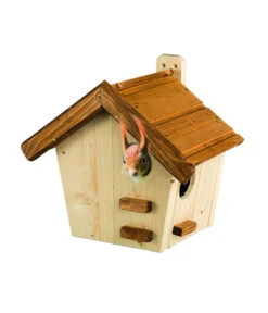 Siena Garden Eichhörnchenkobel Maja, Braun, Ca. B37,5/H36/T29 Cm -Heimtier Verkauf 6601728 WE DE 002 GautzschNiskastenMaja