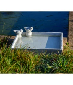 Dobar® Wildlife Vogeltränke Carré, Keramik, Grau, Ca. B29/H5/T29 Cm 9 Dobar® Wildlife Vogeltränke Carré, Keramik, Grau, Ca. B29/H5/T29 Cm -Heimtier Verkauf 6689210 WE MO 001 DobarWVEdleVogeltraenkeCarre