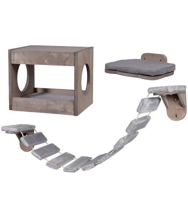 Dobar Petlife Katzenmöbelset, Inkl. Leiter, Höhle Und Liegefläche 1 Dobar Petlife Katzenmöbelset, Inkl. Leiter, Höhle Und Liegefläche
