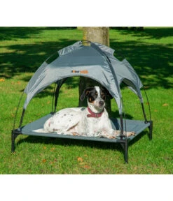 Dobar Petlife Outdoor-Hundeliege, Inkl. Sonnendach, Ca. B89,5/H86/T80 Cm -Heimtier Verkauf 6689806 WE MO 005 DobarHundeOutdoorLiege