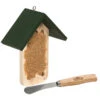 Dehner Natura Futterhaus + Streichmesser Für Erdnuss-Aufstrich