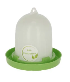 KERBL Hühnerzubehör Set Bio-Futterautomat & Bio-Kunststofftränke -Heimtier Verkauf 6743504 WE FS 001 KerblHobbyfarmingKunststofftraenkeBio3 5l