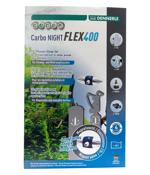 DENNERLE CO2 Pflanzendünge-Set CarboNIGHT FLEX400 1 DENNERLE CO2 Pflanzendünge-Set CarboNIGHT FLEX400