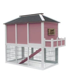 Dehner Nagerheim Happy Home Palazzo, Rotbraun, Ca. B145/H121/T72 Cm -Heimtier Verkauf 6838809 WE DE 001 MQNagerheimHappyHomePalazzoRotbraun