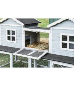 Dehner Nagerheim Happy Home Refugio, Ca. B190/H117/T76 Cm 17 Dehner Nagerheim Happy Home Refugio, Ca. B190/H117/T76 Cm -Heimtier Verkauf 6846174 WE DE 005 DehnerMarkenqualitaetKaninchenstallDoppelstock