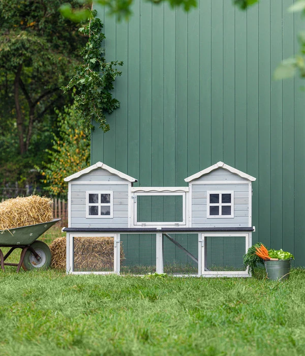 Dehner Nagerheim Happy Home Refugio, Ca. B190/H117/T76 Cm 2 Dehner Nagerheim Happy Home Refugio, Ca. B190/H117/T76 Cm – Bild 2