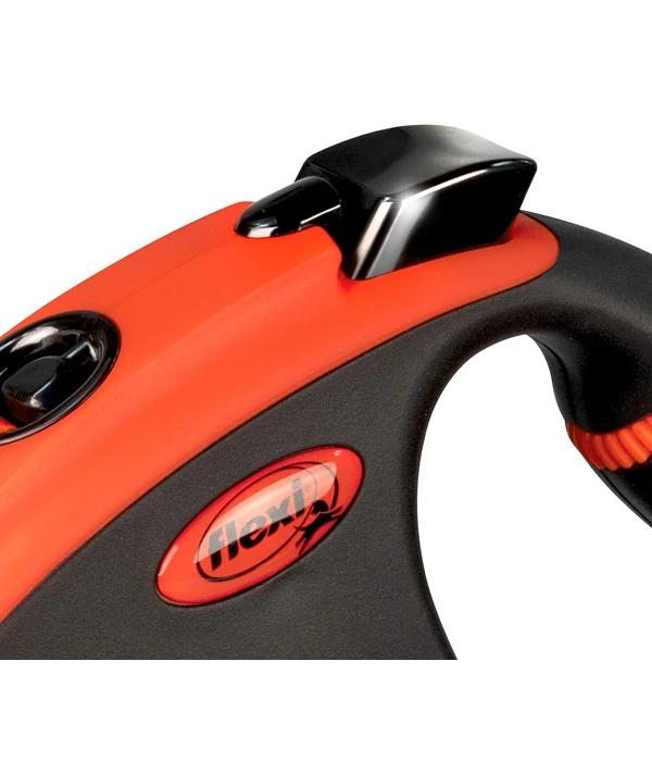 Flexi® Hundeleine Gurt-Leine XTREME, Medium, Schwarz/orange, 5 M 4 Flexi® Hundeleine Gurt-Leine XTREME, Medium, Schwarz/orange, 5 M – Bild 4