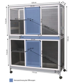 Dehner Lieblinge Nagerheim Nevio, Ca. B120/H155/T54 Cm -Heimtier Verkauf 6932438 WE BG 001 DehnerLieblingeNagerheimIndoorNevio