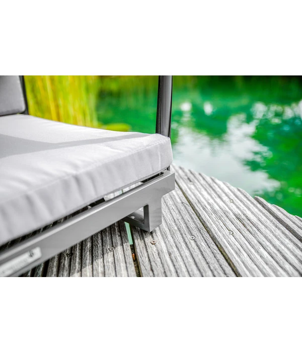 Greemotion PET Outdoor-Haustiersofa Mit Dach, Grau 4 Greemotion PET Outdoor-Haustiersofa Mit Dach, Grau – Bild 4