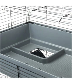 Ferplast Nagerheim Rabbit 120 Double, Grau, Ca. B118/H117/T58 Cm -Heimtier Verkauf 6953160 WE DE 005 FerplastNagerKRabbit120DoubleM