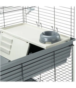 Ferplast Nagerheim Rabbit 120 Double, Grau, Ca. B118/H117/T58 Cm -Heimtier Verkauf 6953160 WE DE 006 FerplastNagerKRabbit120DoubleM