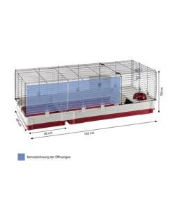 Ferplast Nagerheim Krolik 140, Ca. B142/H50/T60 Cm -Heimtier Verkauf 6953186 WE BG 001 FerplastNagerKKrolik140