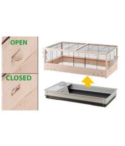 Ferplast Nagerheim Arena 120, Hellbraun, Ca. B125/H51/T64 Cm -Heimtier Verkauf 6953228 WE DE 002 FerplastNagerKArena120Schwarz