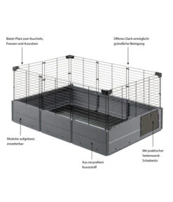 Ferplast Nagerheim Multipla Open, Schwarz, Ca. B107/H50/T72 Cm 5 Ferplast Nagerheim Multipla Open, Schwarz, Ca. B107/H50/T72 Cm -Heimtier Verkauf 6953236 WE IG 003 FerplastNagerKMultiplaOpenSchwarz