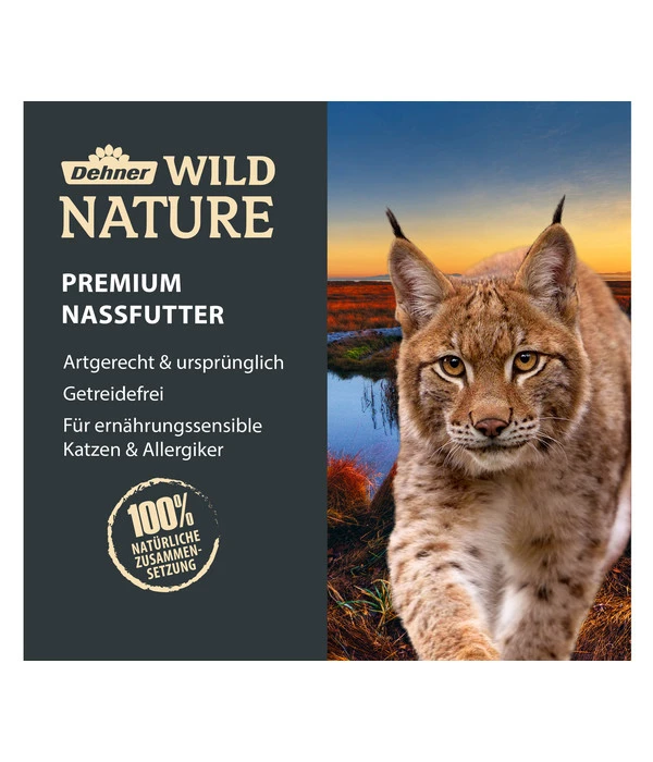 Dehner Wild Nature Nassfutter Für Katzen Hügelland Kitten, Huhn, 16 X 85 G 2 Dehner Wild Nature Nassfutter Für Katzen Hügelland Kitten, Huhn, 16 X 85 G – Bild 2
